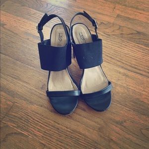 Leila Stone Heeled Sandals
